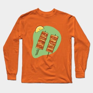 Butabara Pork Belly (Pork Belly Skewer) Long Sleeve T-Shirt